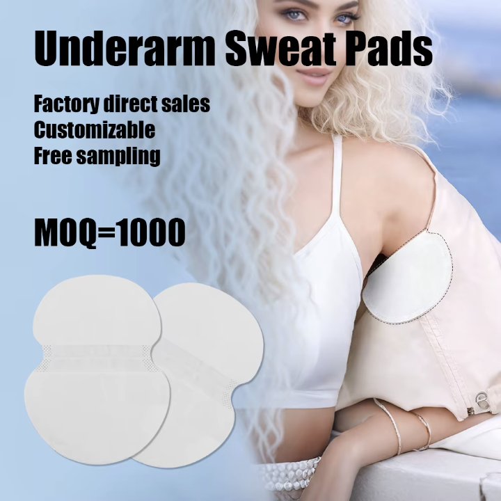 Disposable Underarm Sweat Pads – Custom Logo, Breathable Fabric