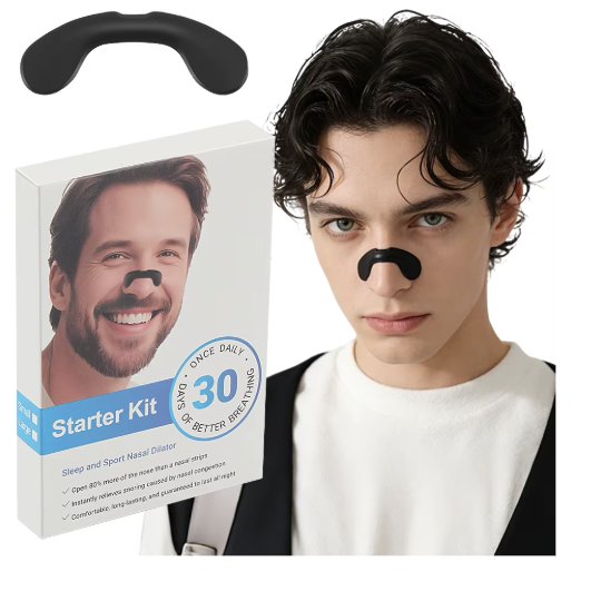 Sleep & Sport Nasal Dilator Kit – Reusable Silicone, Custom Logo (500+ sold)