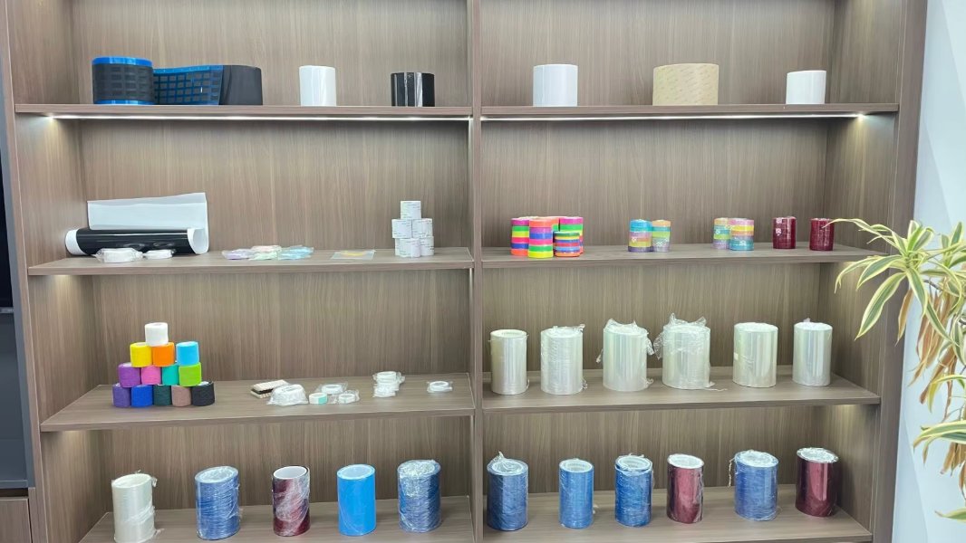 Raw material & tape samples – MedZen factory