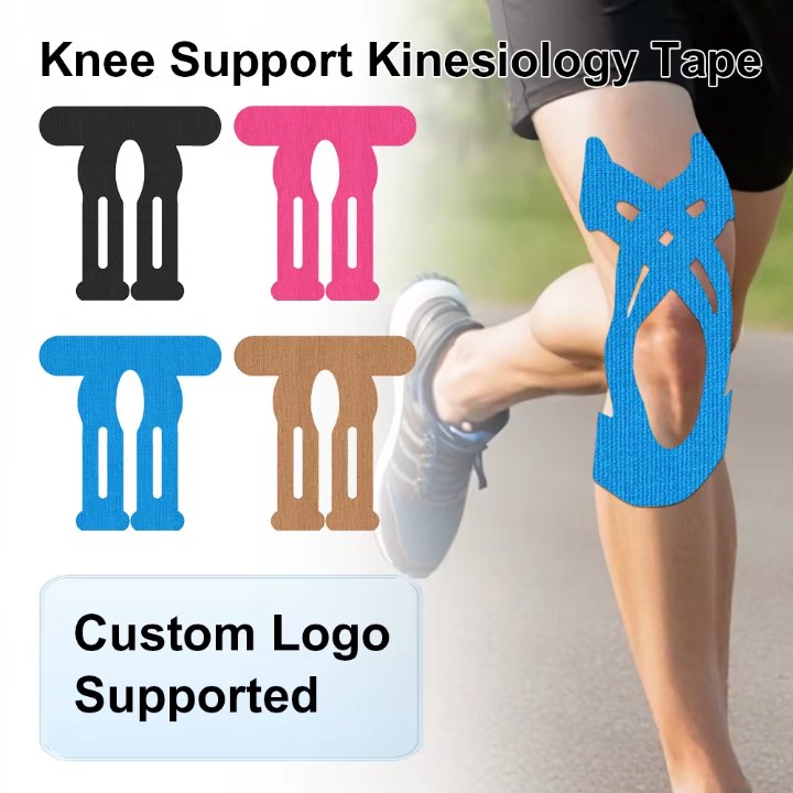 Pre-Cut Y-Shape Kinesiology Tape 22 cm – Knee & Patella Support, CE