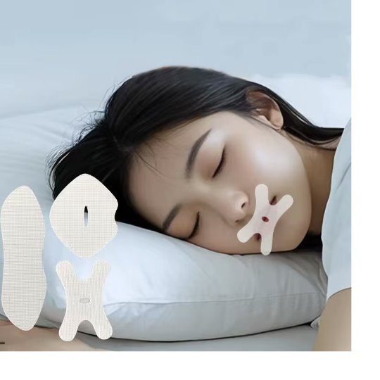 X 形/唇形睡眠闭口贴 – 透明款