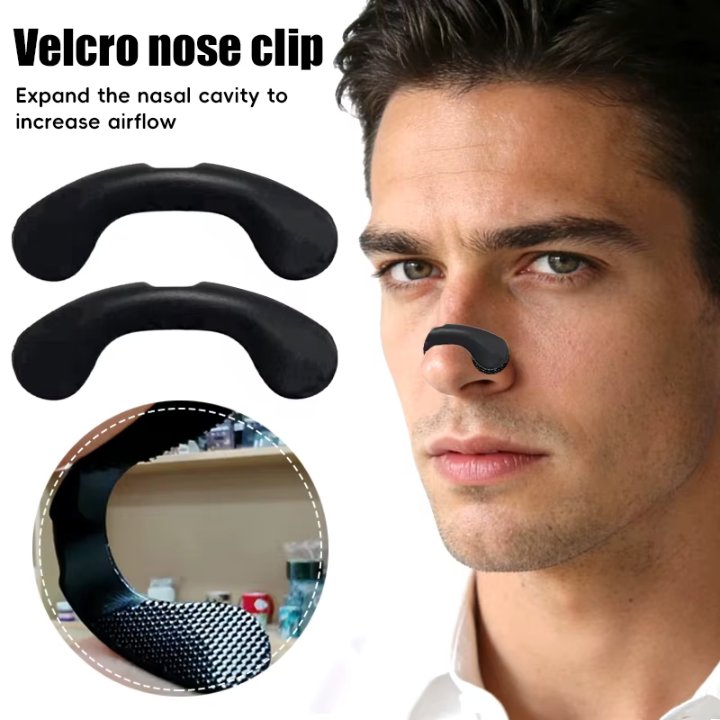 Silicone Nose Clip Nasal Dilator – Anti-Snoring Breathing Aid