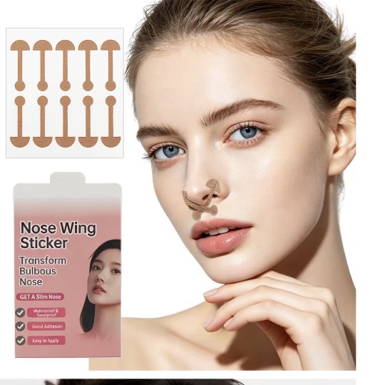 Private Label Nose Wing Stickers – Custom Shape & Color Elastic Nasal Tape