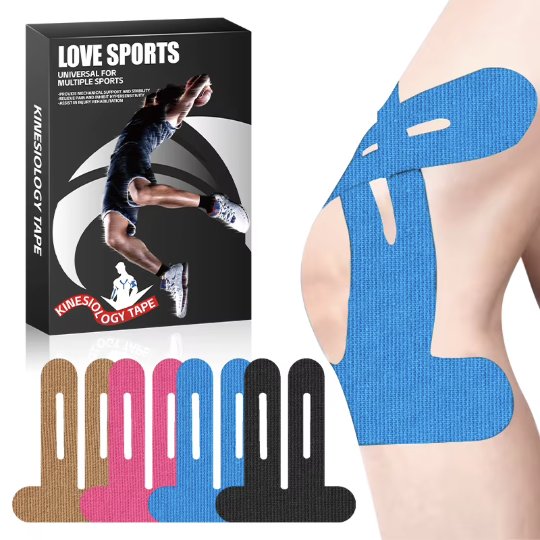 Large Knee Tape Retail Box – Kinesiology Stability Tape Set