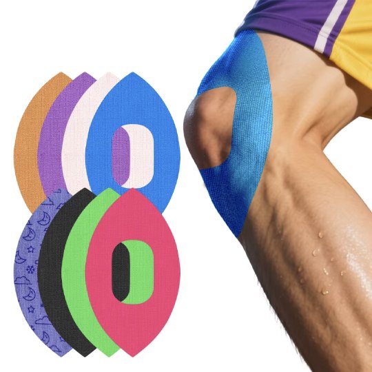 Pre-Cut Meniscus Knee Pad Tape – Anti-Friction Fixed Support