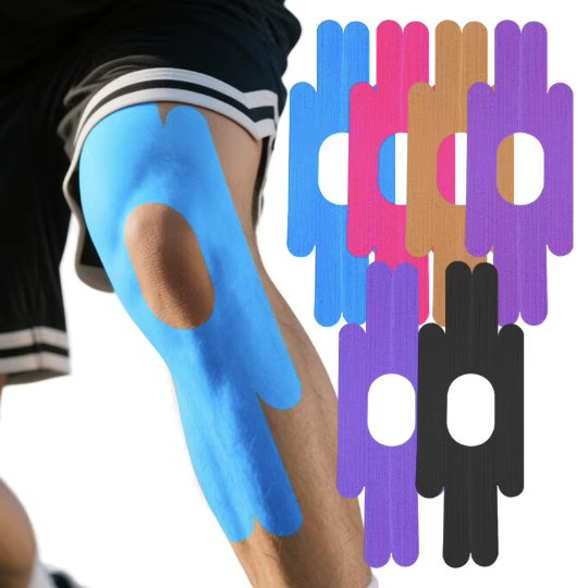 Customizable Pre-Cut Knee Brace Tape – Waterproof, Breathable