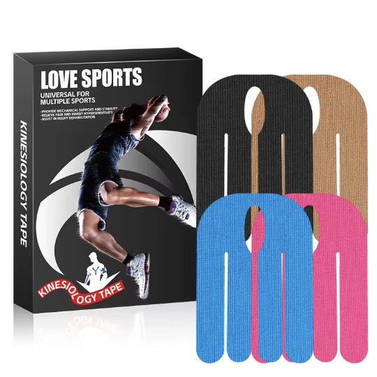 Pre-Cut Cotton Wrist Brace Tape – Anatomical Support Box Set