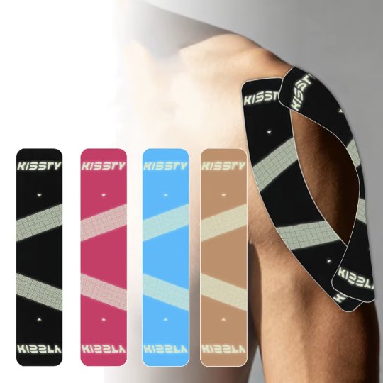 Cotton 5 cm Long Strip Kinesiology Tape – Custom Shape, Printed