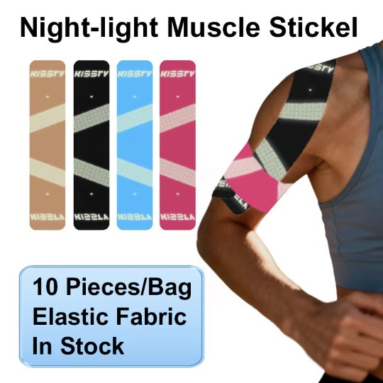High-Visibility Reflective Kinesiology Tape 5 cm – Night Running Strips