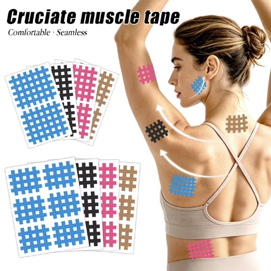 Cruciate Grid Tape – Cross Taping Stickers, Custom Color & Shape