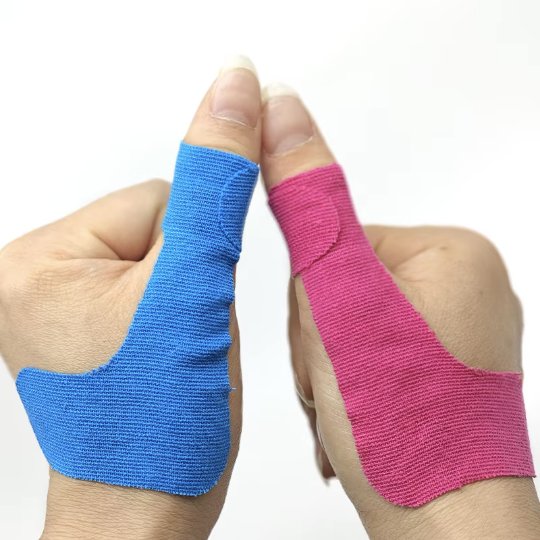 Pre-Cut Cotton Elastic Thumb Patch – Anti-Friction Sports Bandage